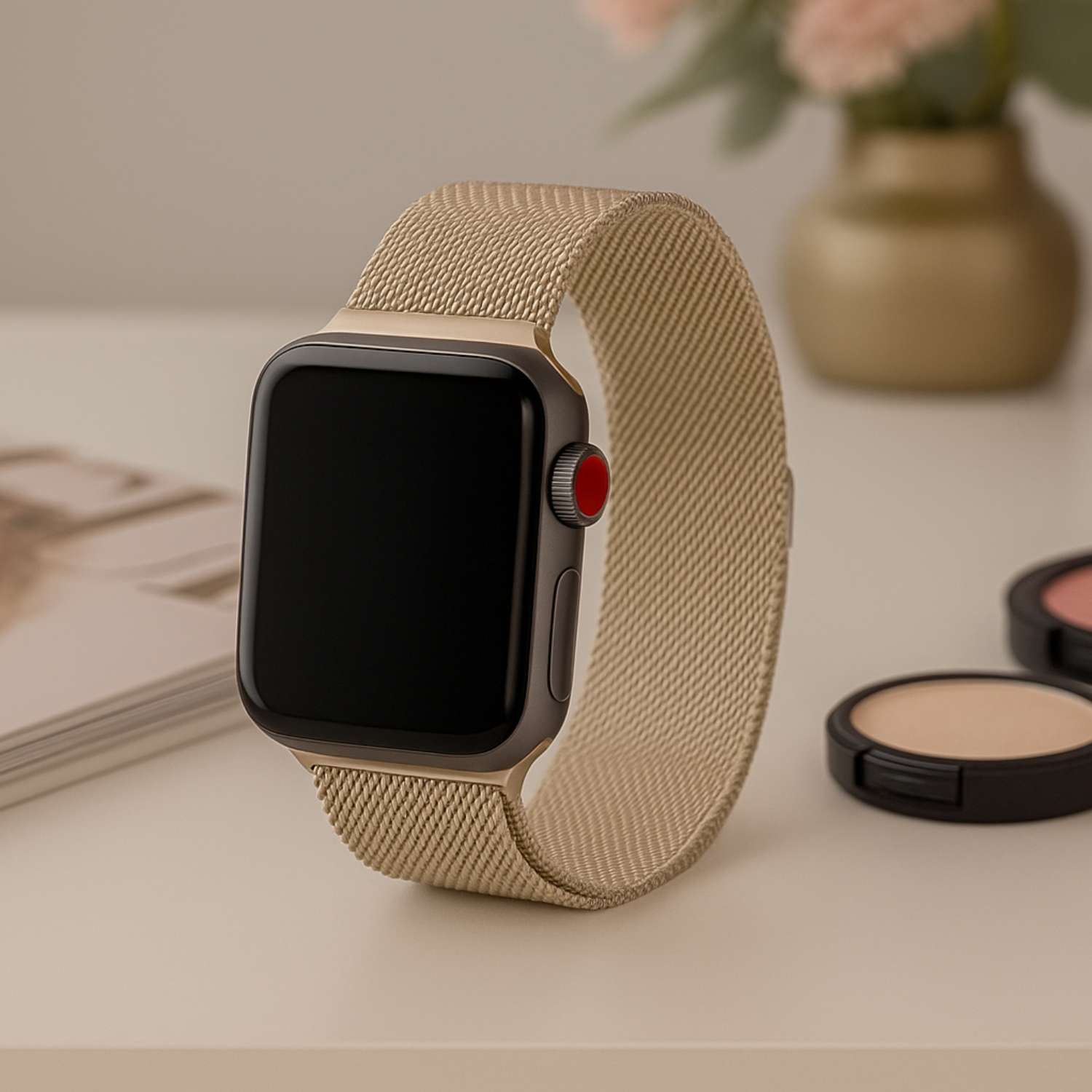 Apple-Watch-milanese-band-champagne-7434008443416-sfeer2