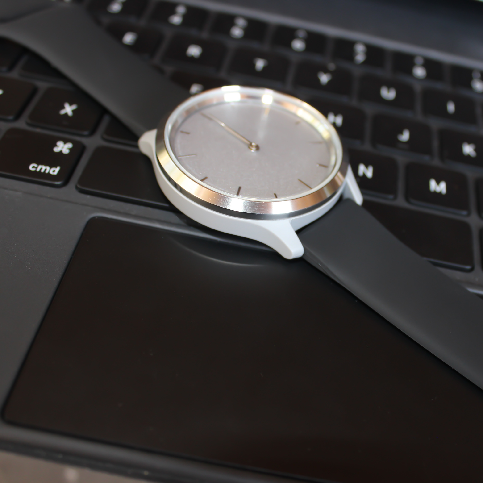 Garmin Vivoactive / Vivomove siliconen sport band - zwart