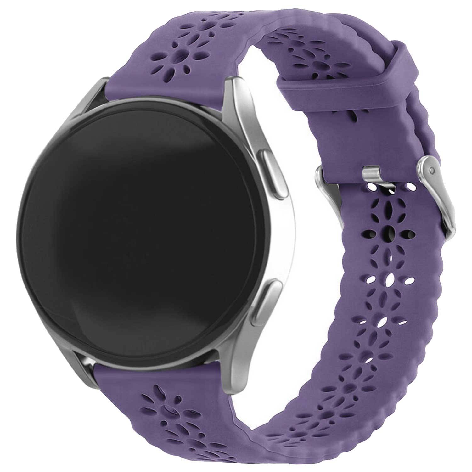 Samsung Galaxy Watch 5 Pro bright siliconen band - paars