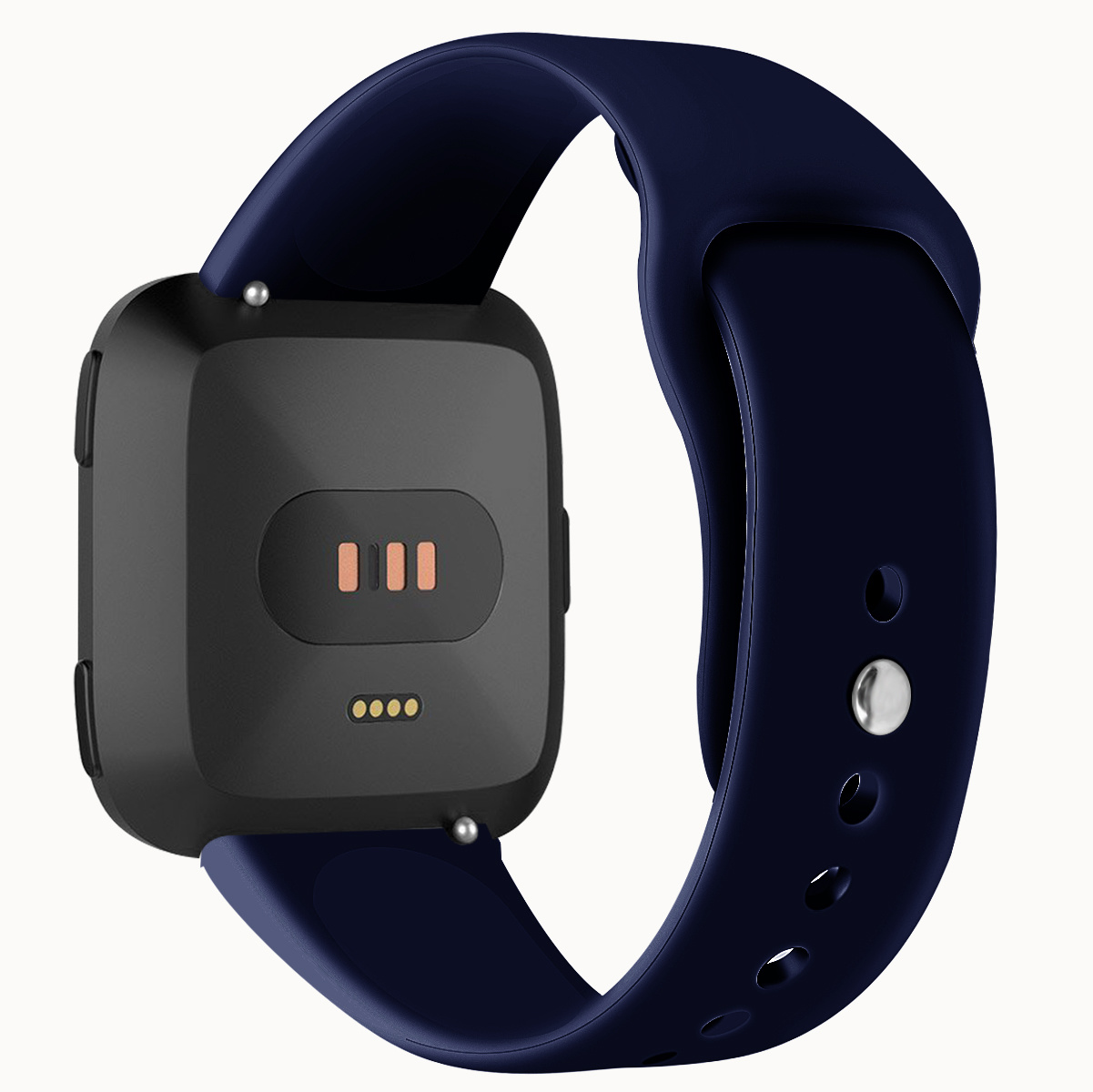 Fitbit Versa siliconen sport band - marine blauw