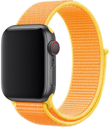 Apple Watch nylon geweven sport band  - kanariegeel Apple Watch nylon geweven sport band  - kanariegeel