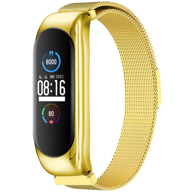 Xiaomi Mi 3/4/5/6 milanese band - goud