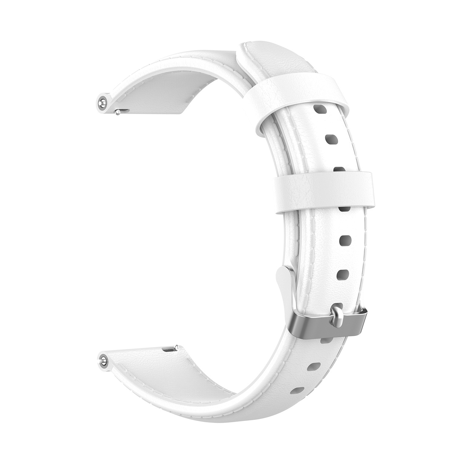 Huawei Watch GT leren band - wit