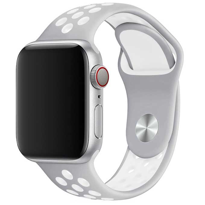 Apple-Watch-dubbel-sport-band-zilver-wit-7434008467429-123watches-hoofdfoto