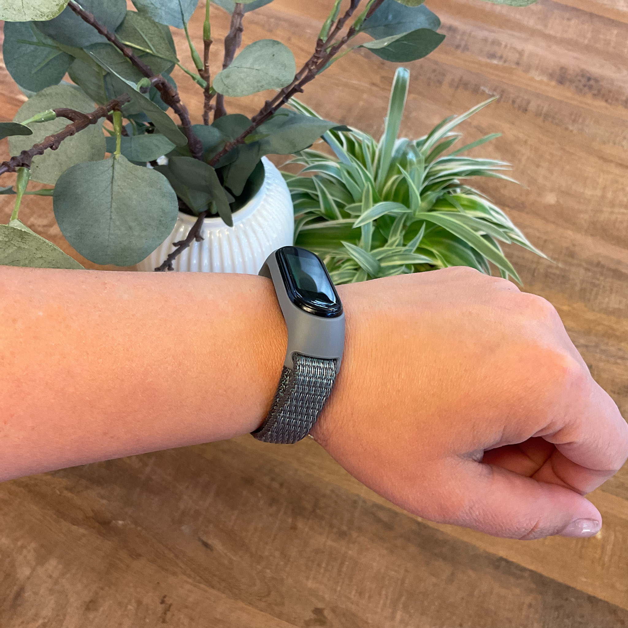 Xiaomi Mi 3/4/5/6 nylon sport loop band - storm grijs