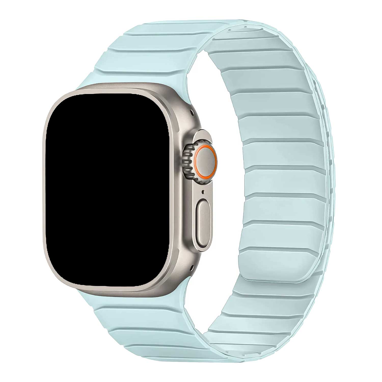 Apple Watch band Vetra – siliconen – lichtblauw