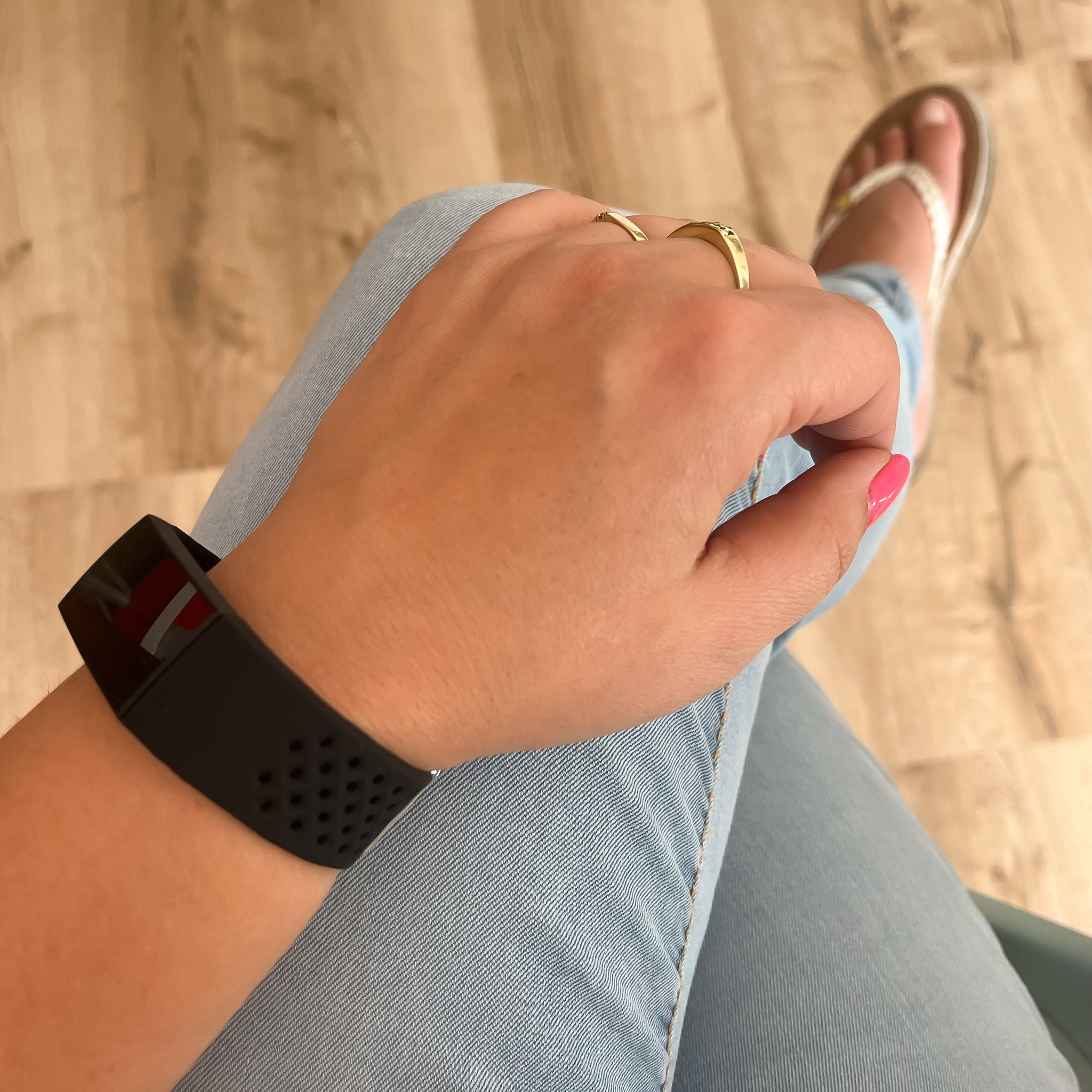 Fitbit Charge 3 & 4 sport point band - zwart