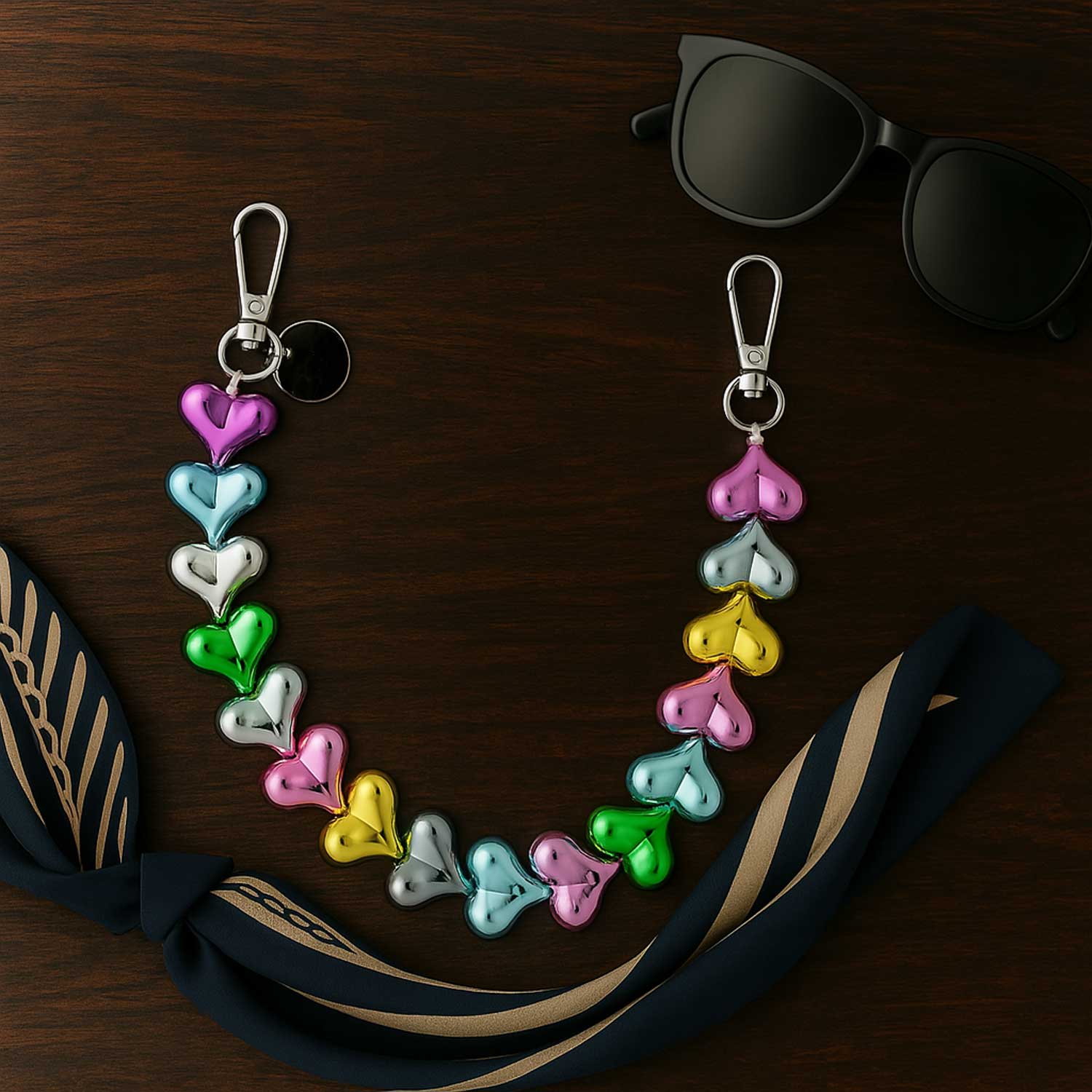 Telefoonkoord-Heart-multicolor-zilver-7440850414429-123watches-sfeer