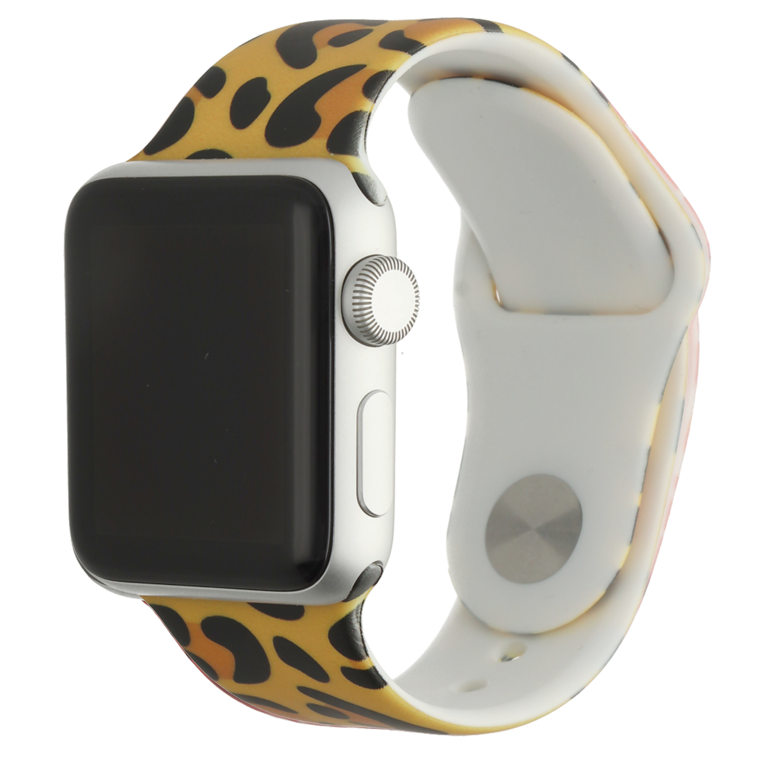 Apple-Watch-bandje-siliconen-luipaard-print-geel-hoofdfoto-7440850360337