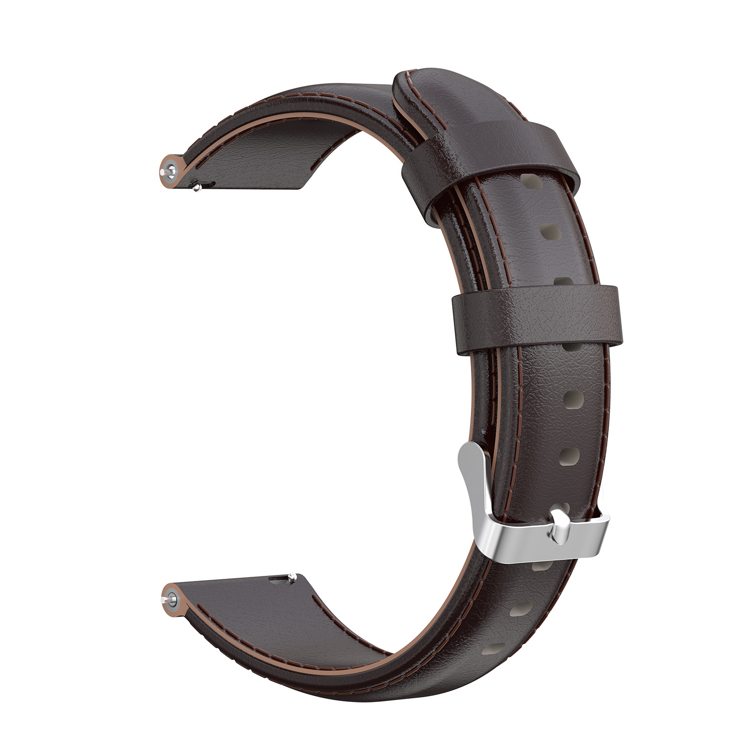 Garmin Vivoactive / Vivomove leren band - donkerbruin