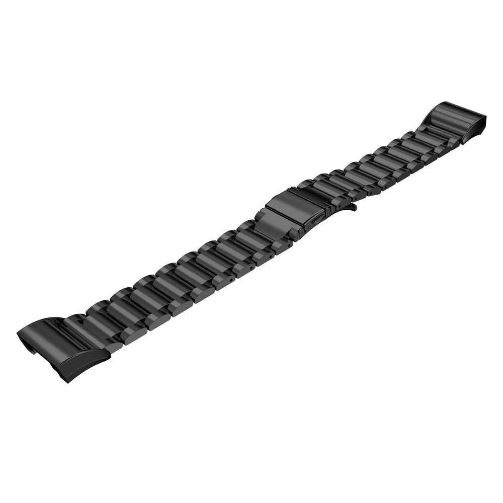 Fitbit Charge 2 kralen stalen schakel band - zwart