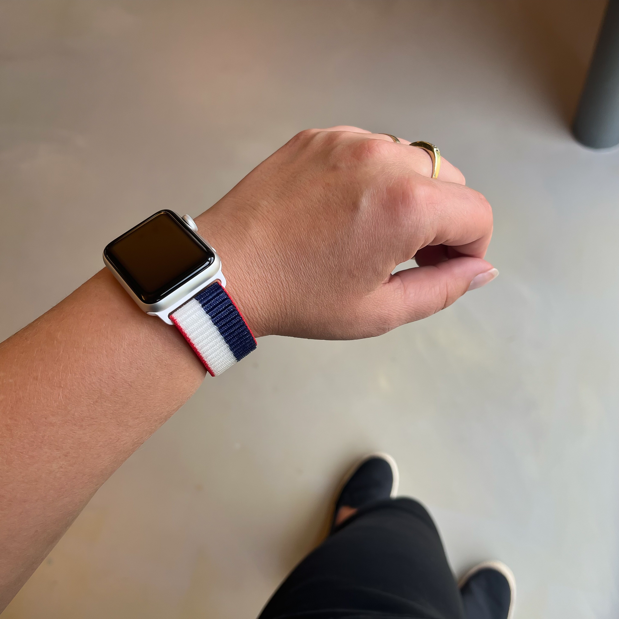 Apple Watch nylon geweven sport band  - Verenigde Staten