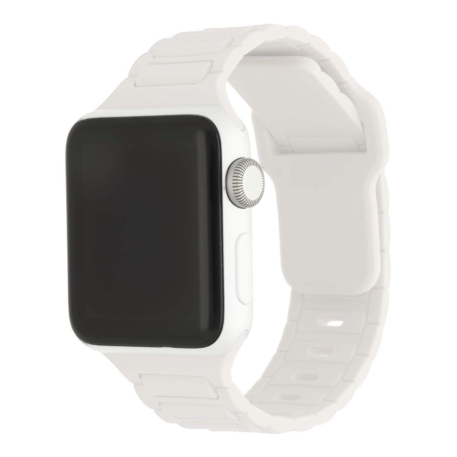 Apple Watch band Raveo – siliconen – wit