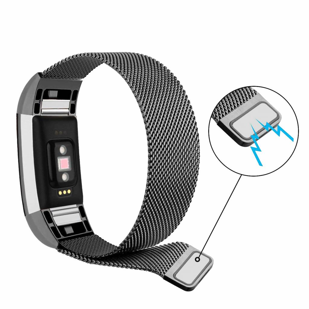 Fitbit Charge 2 milanese band - space gray
