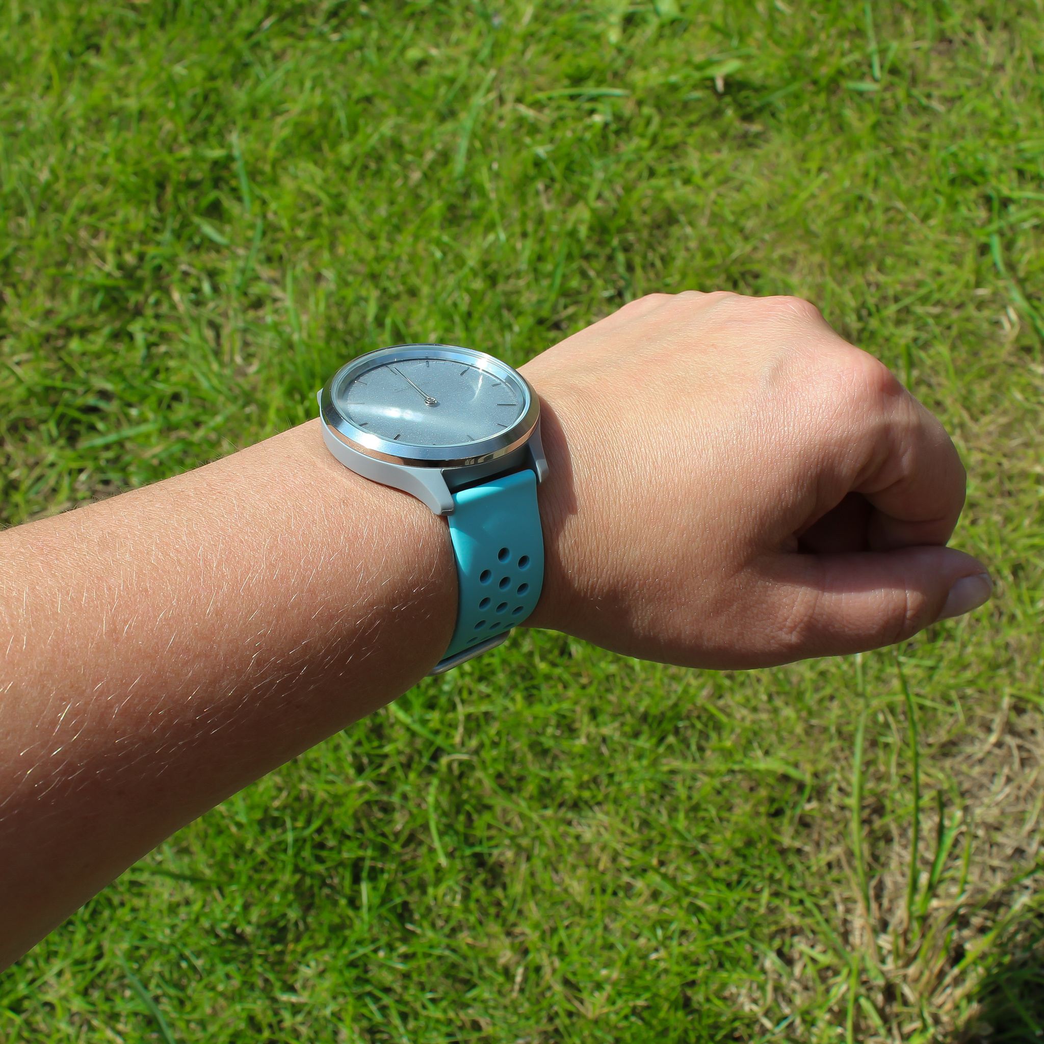 Garmin Vivoactive / Vivomove sport dubbel gesp band - groenblauw