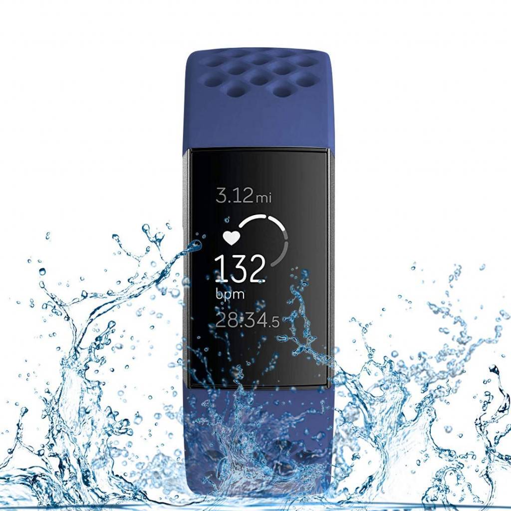 Fitbit Charge 3 & 4 sport point band - donkerblauw