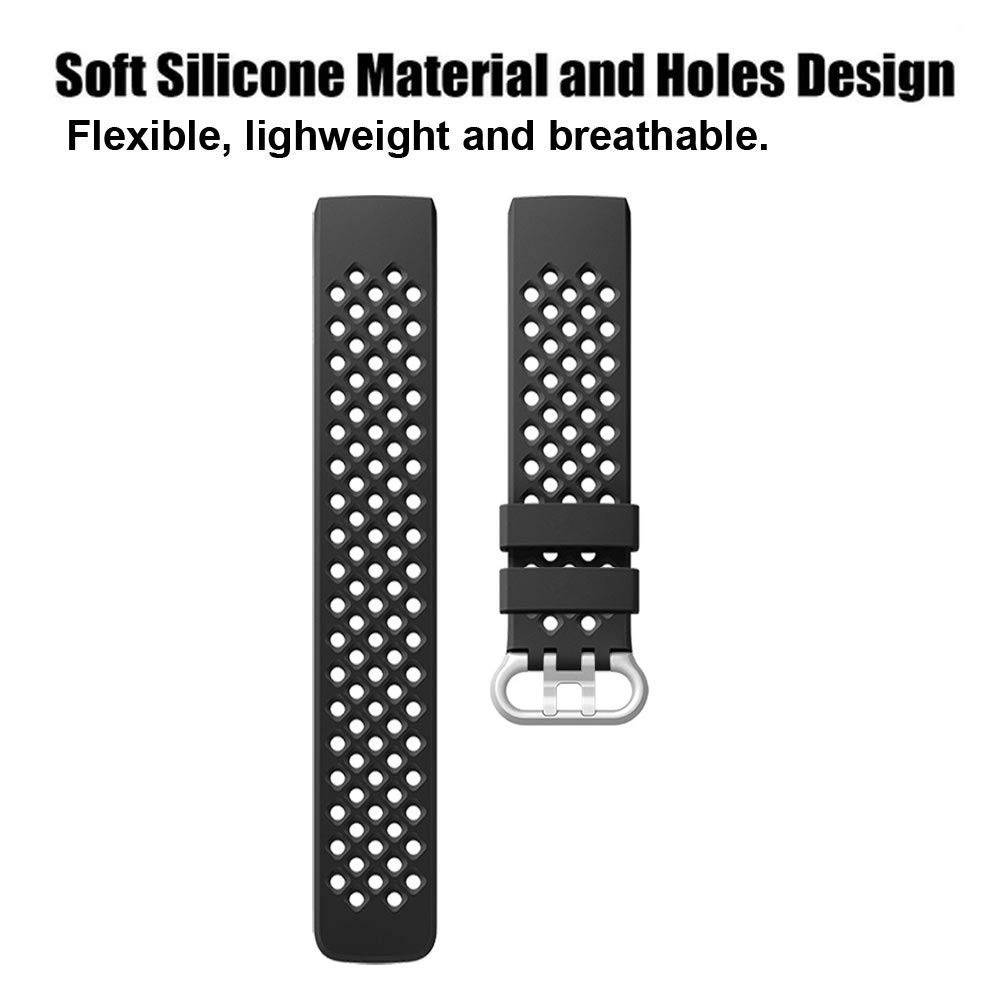 Fitbit Charge 3 & 4 sport point band - zwart