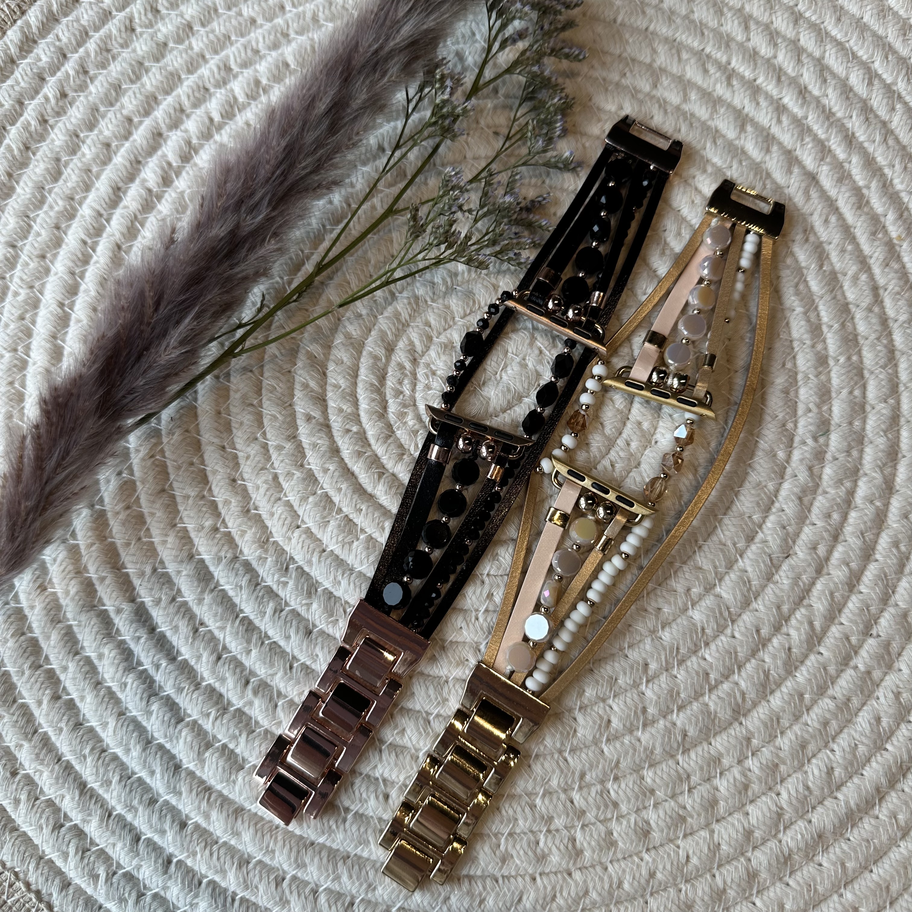 Apple Watch sieraden band - Mandy roze