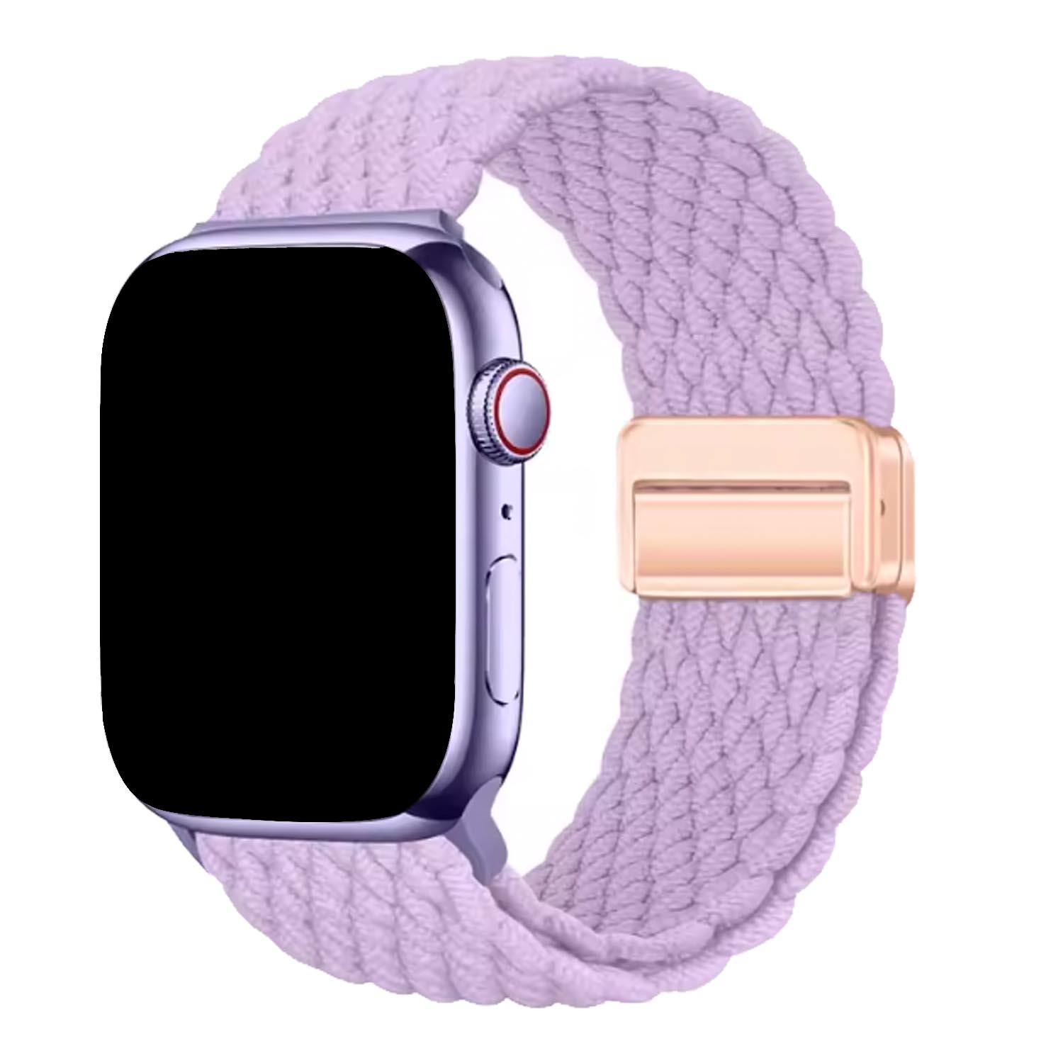 Apple Watch bandje Zyra - nylon - lila