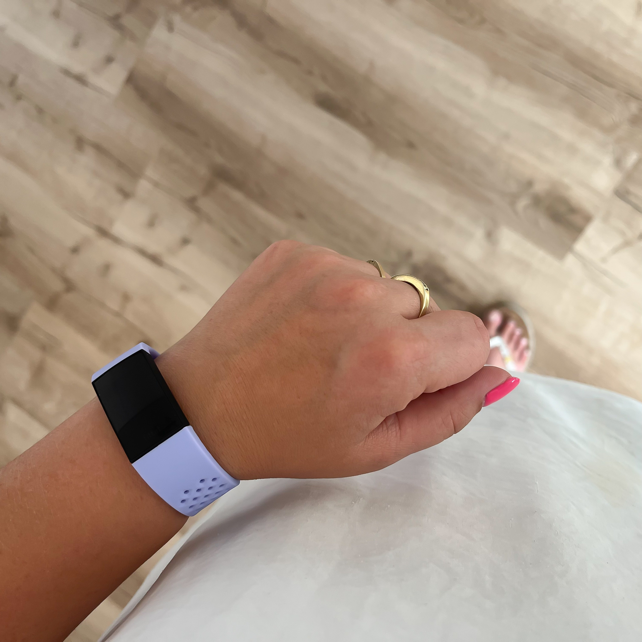 Fitbit Charge 3 & 4 sport point band - lavendel