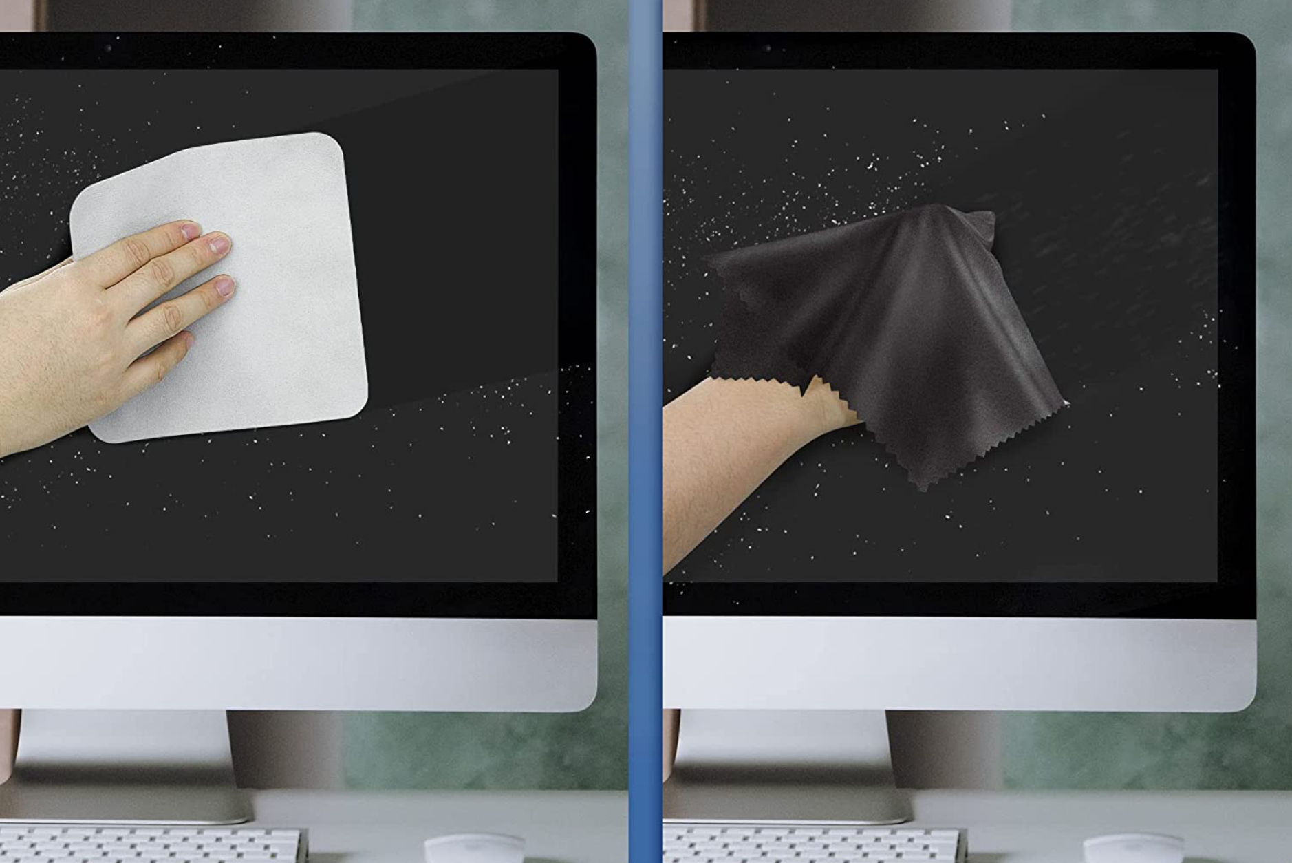 Zachte microfiber polijst doek