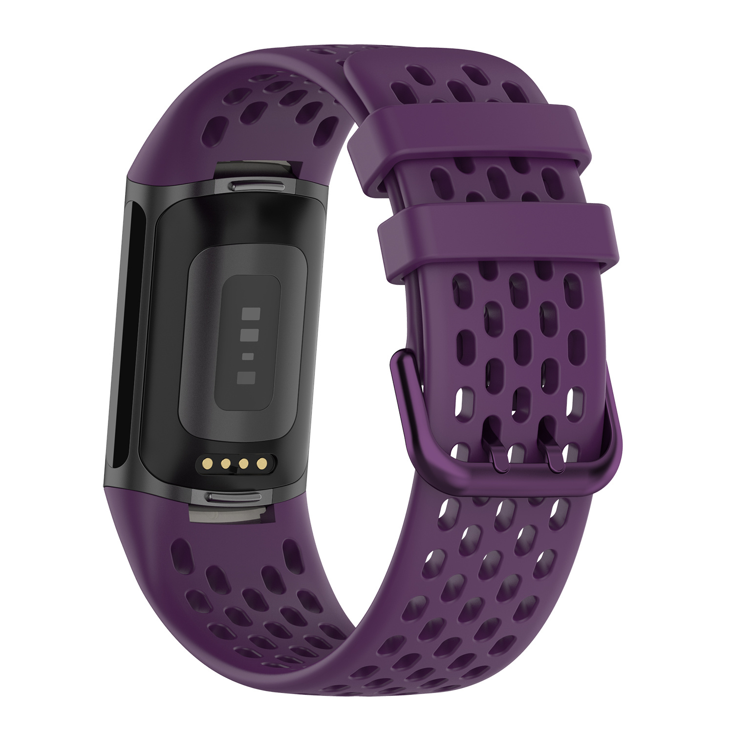 Fitbit Charge 5 sport point band - donkerpaars