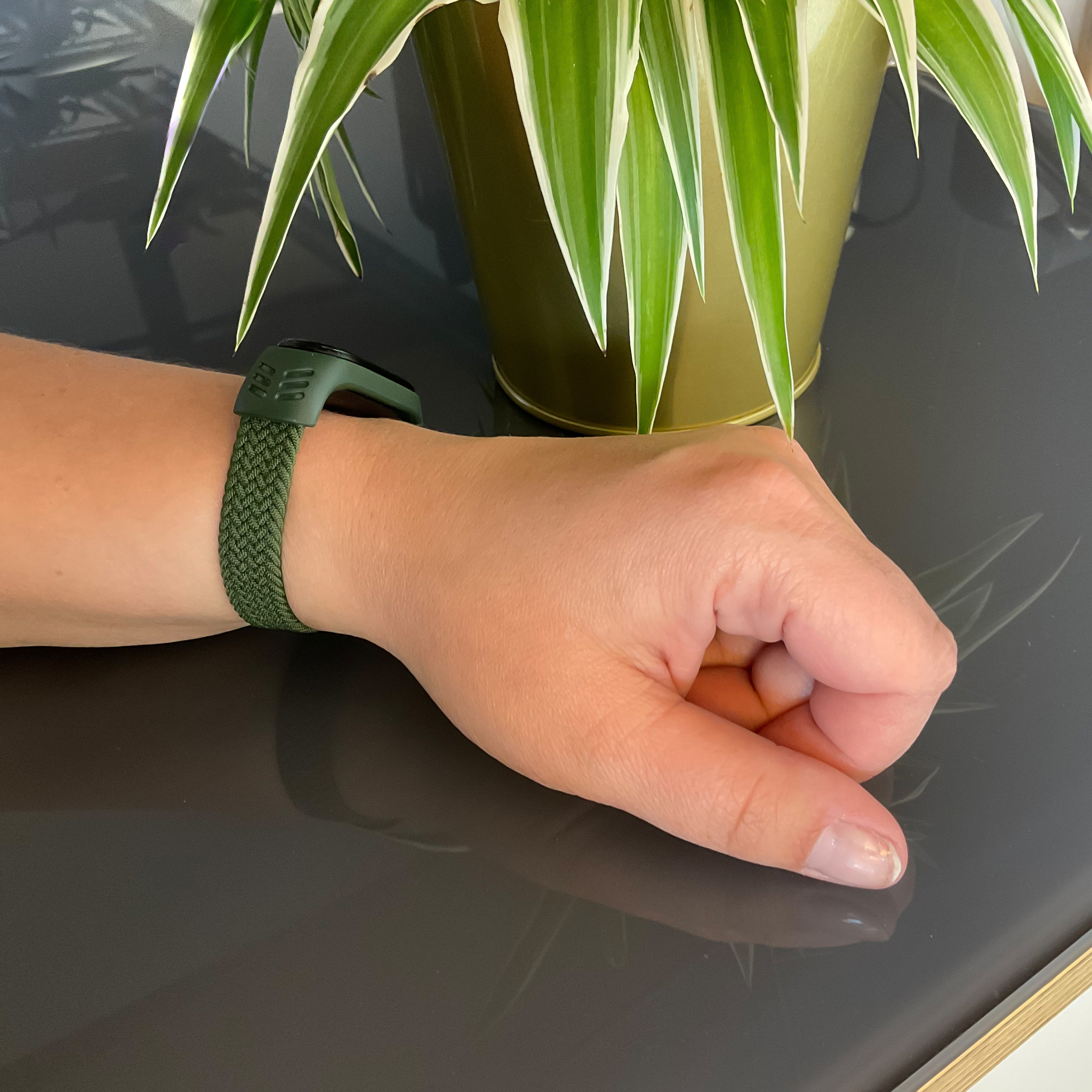 Xiaomi Mi 3/4/5/6 nylon gevlochten solo band - groen