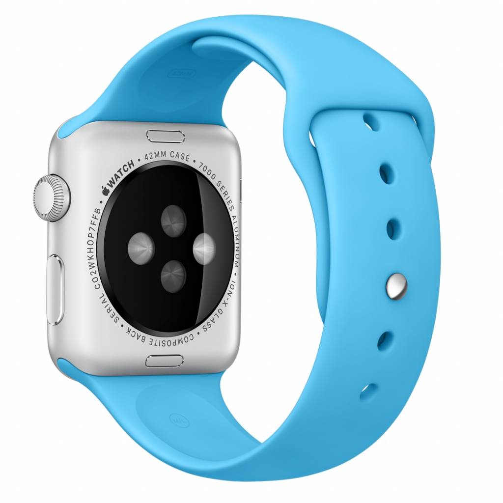 Apple Watch sport band - blauw