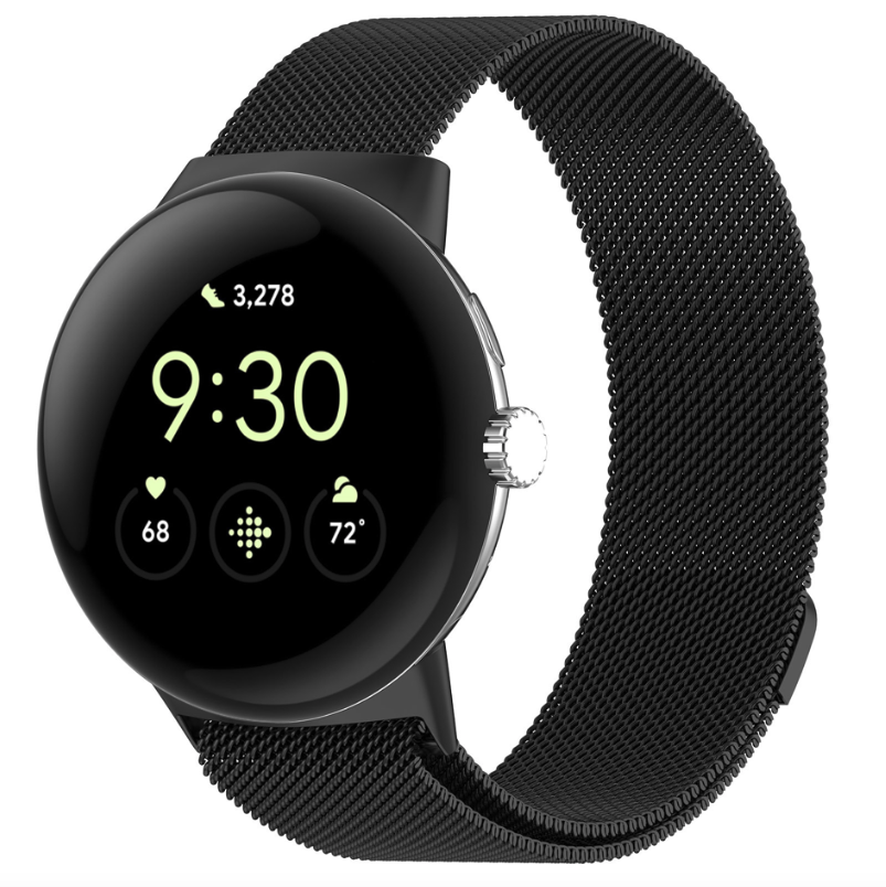 Google Pixel Watch milanese band - zwart