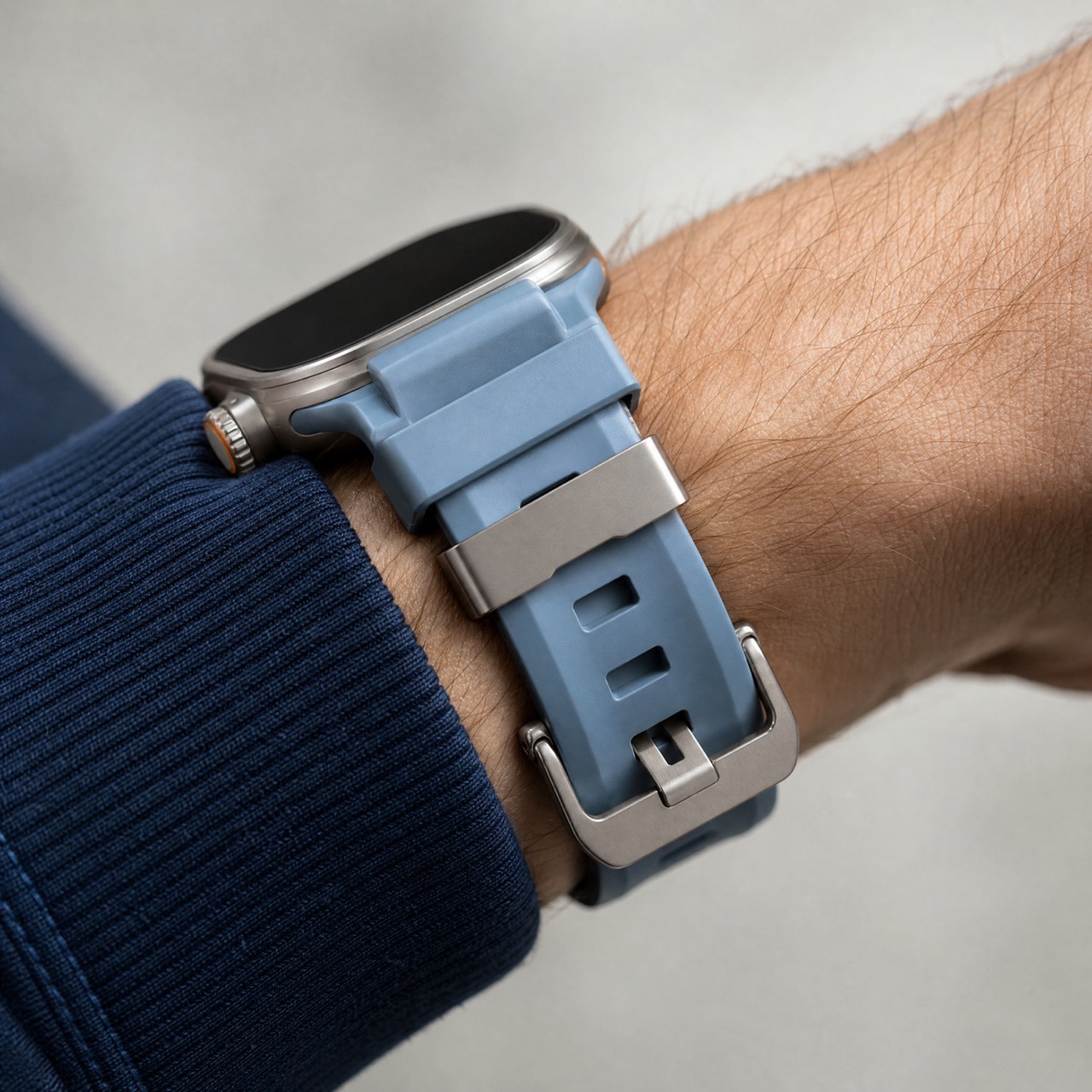 Apple Watch siliconen Ranger band - blauw