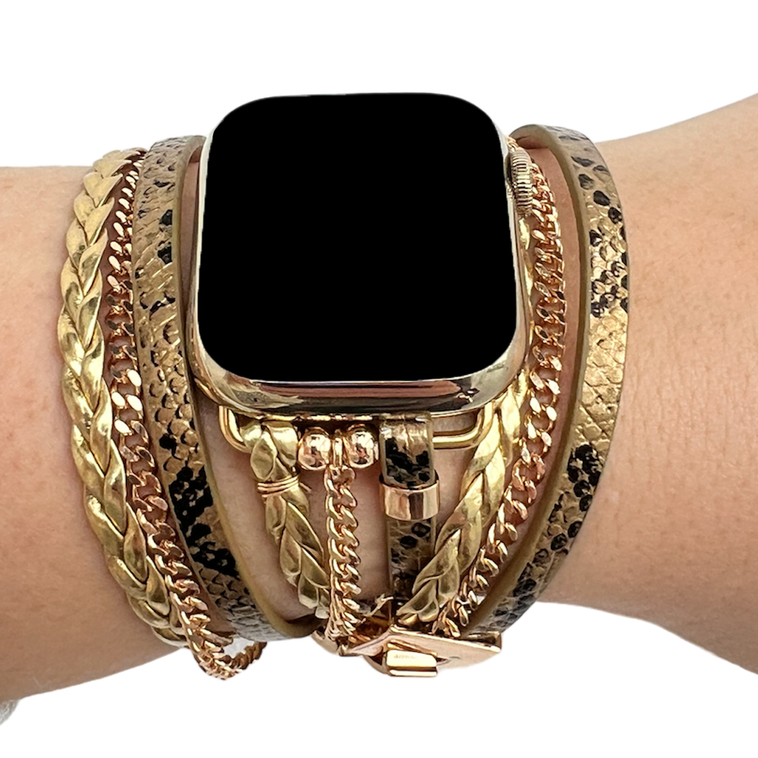 Apple Watch sieraden band - Jamie goud