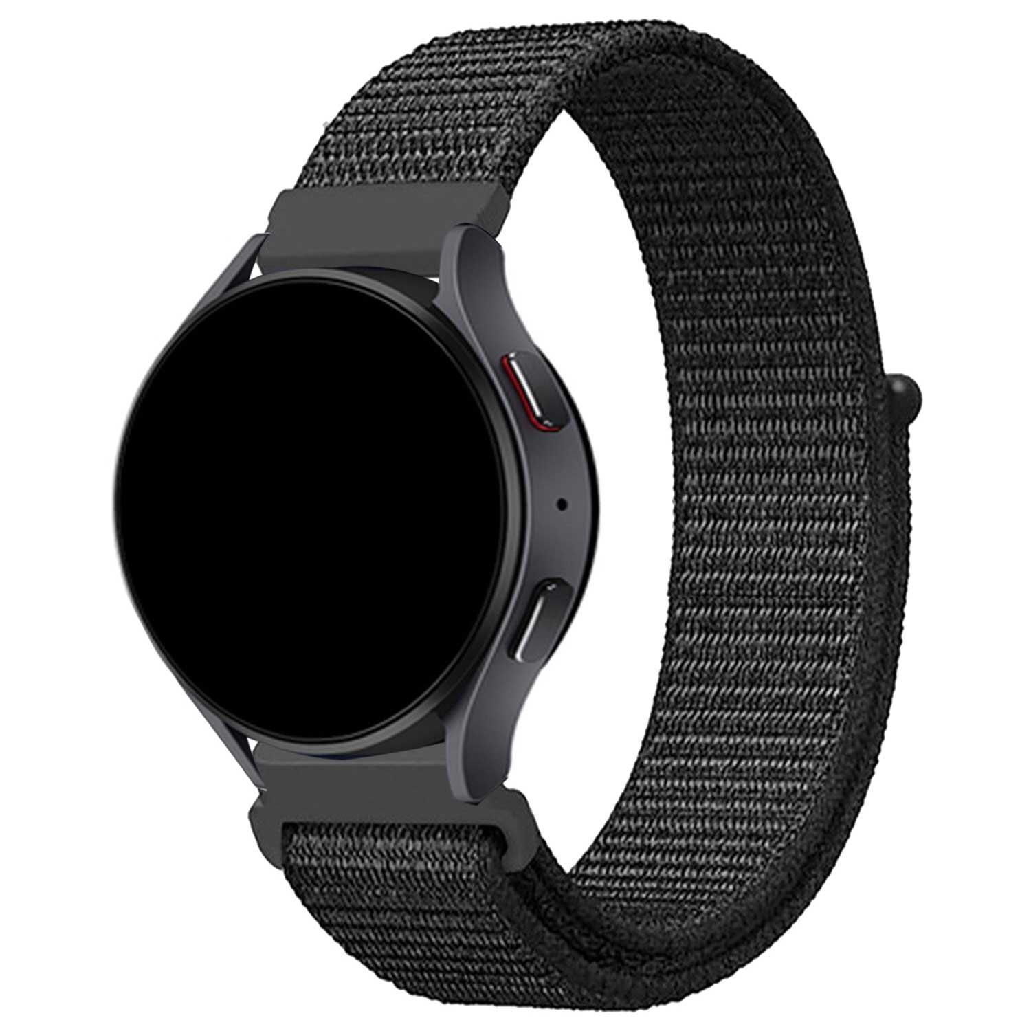 Samsung Galaxy Watch 7 nylon band - zwart