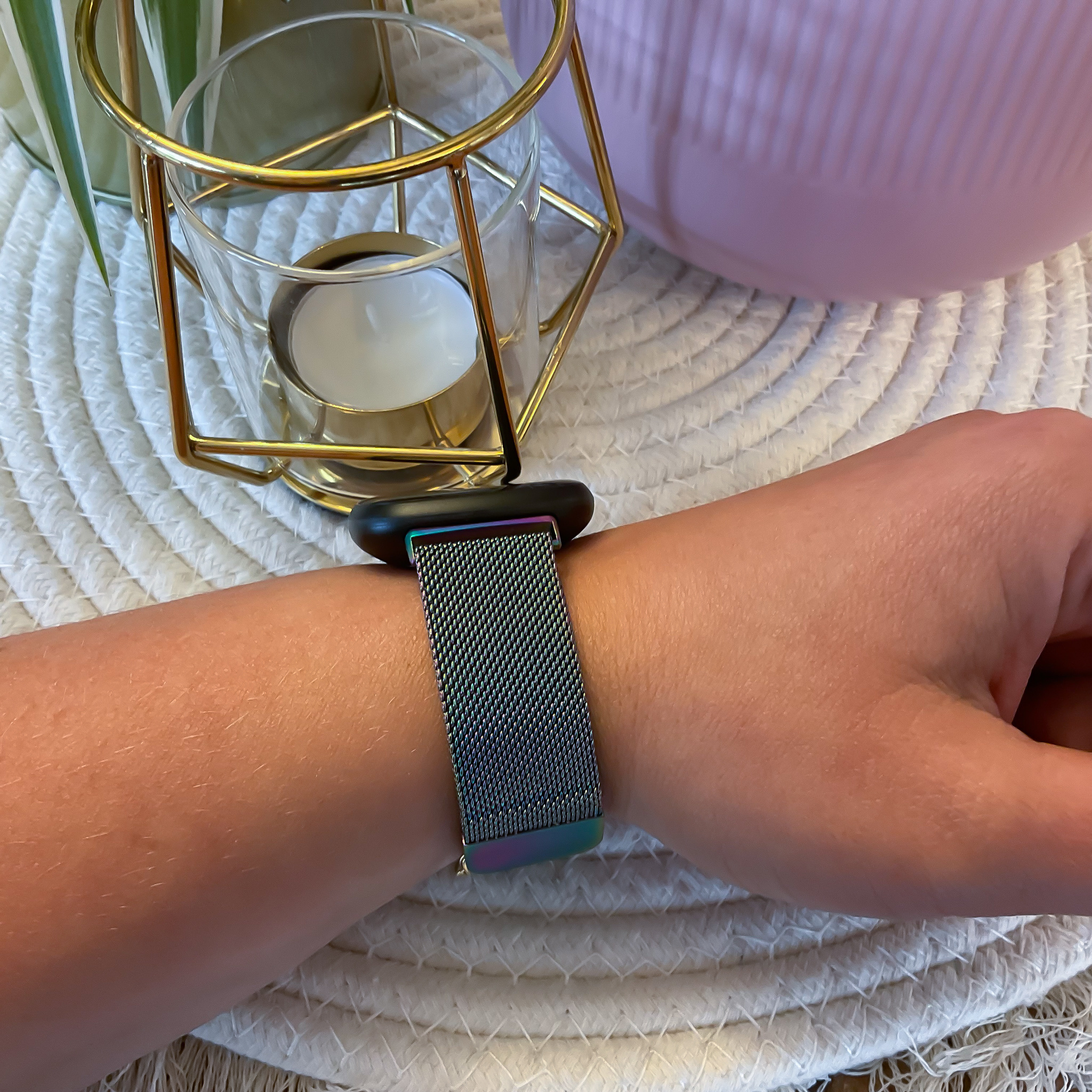 Fitbit Versa 3 / Sense milanese band - colorful