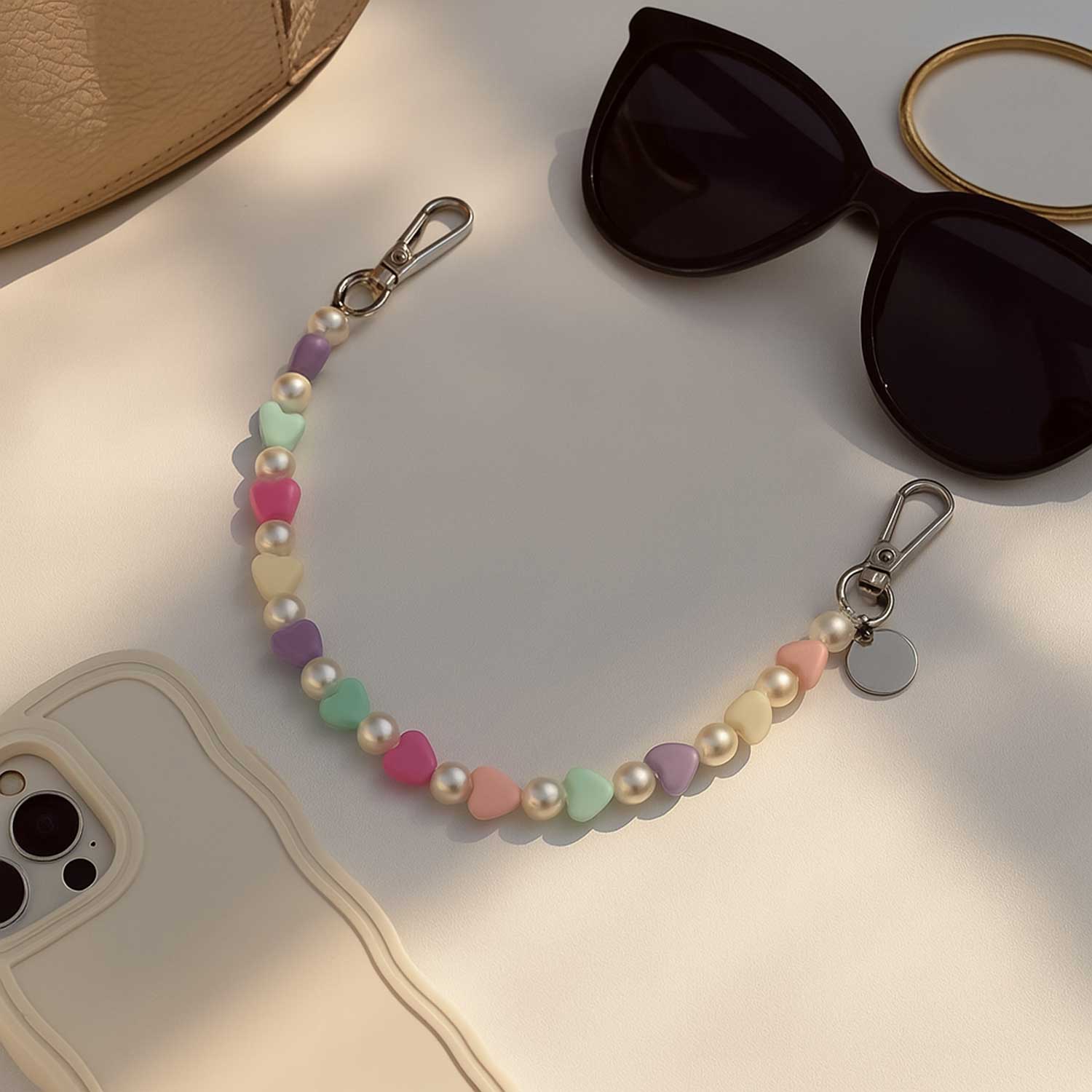 Telefoonkoord-Beach-mix-color-zilver-7440850457488-123watches-sfeer