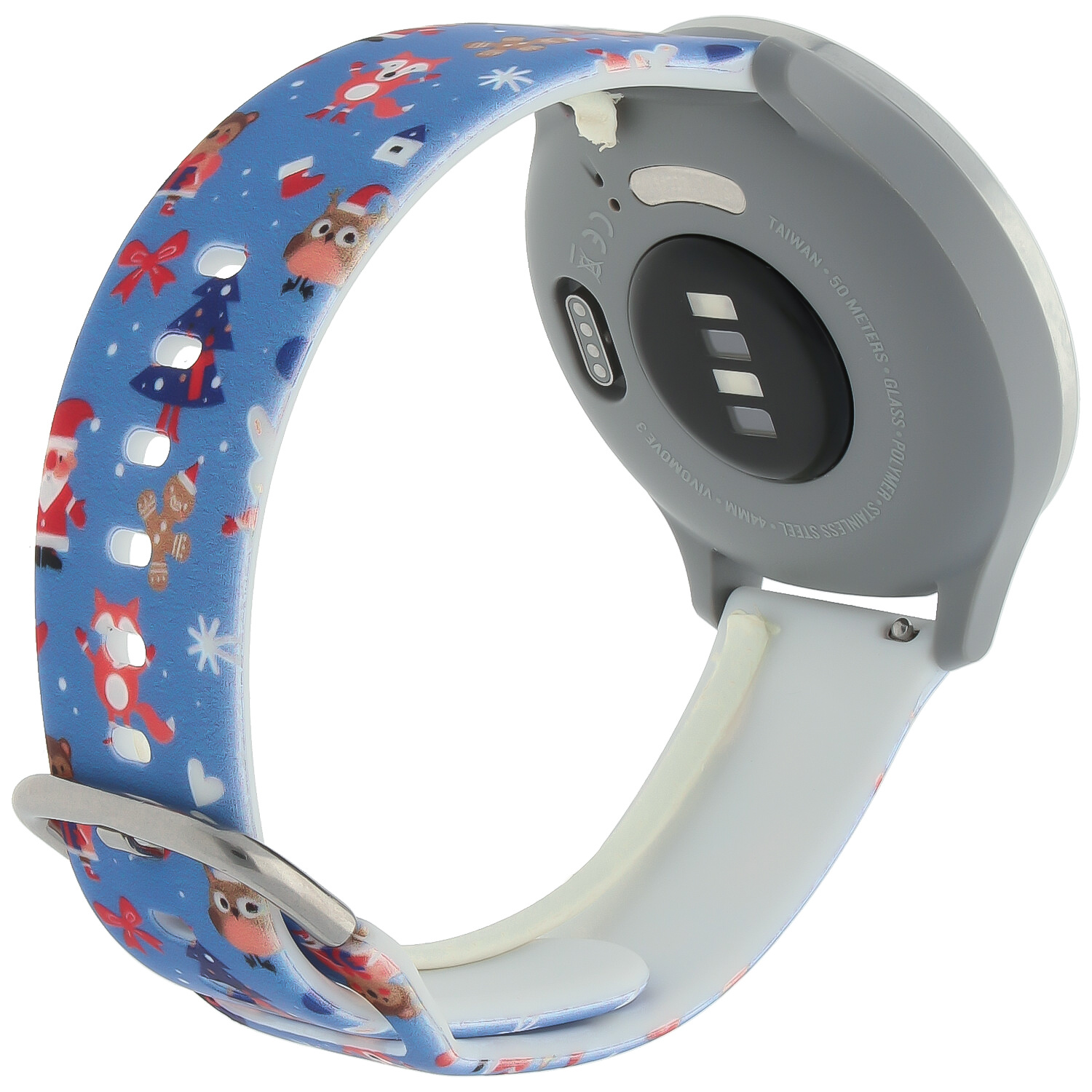 Garmin Vivoactive / Vivomove print sport band - kerst blauw