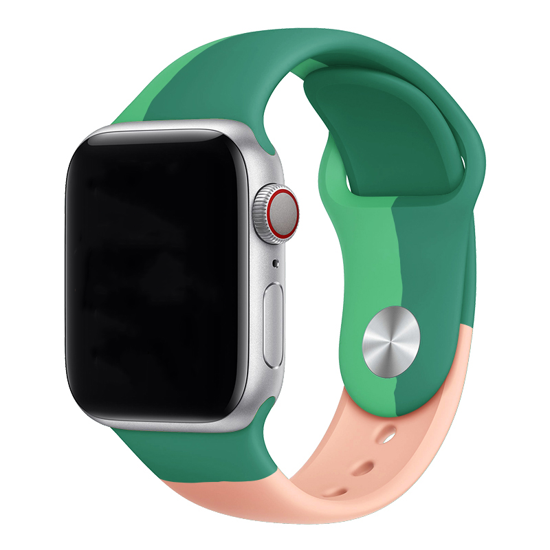 Apple Watch Sport Band Black Unity - Groen Roze