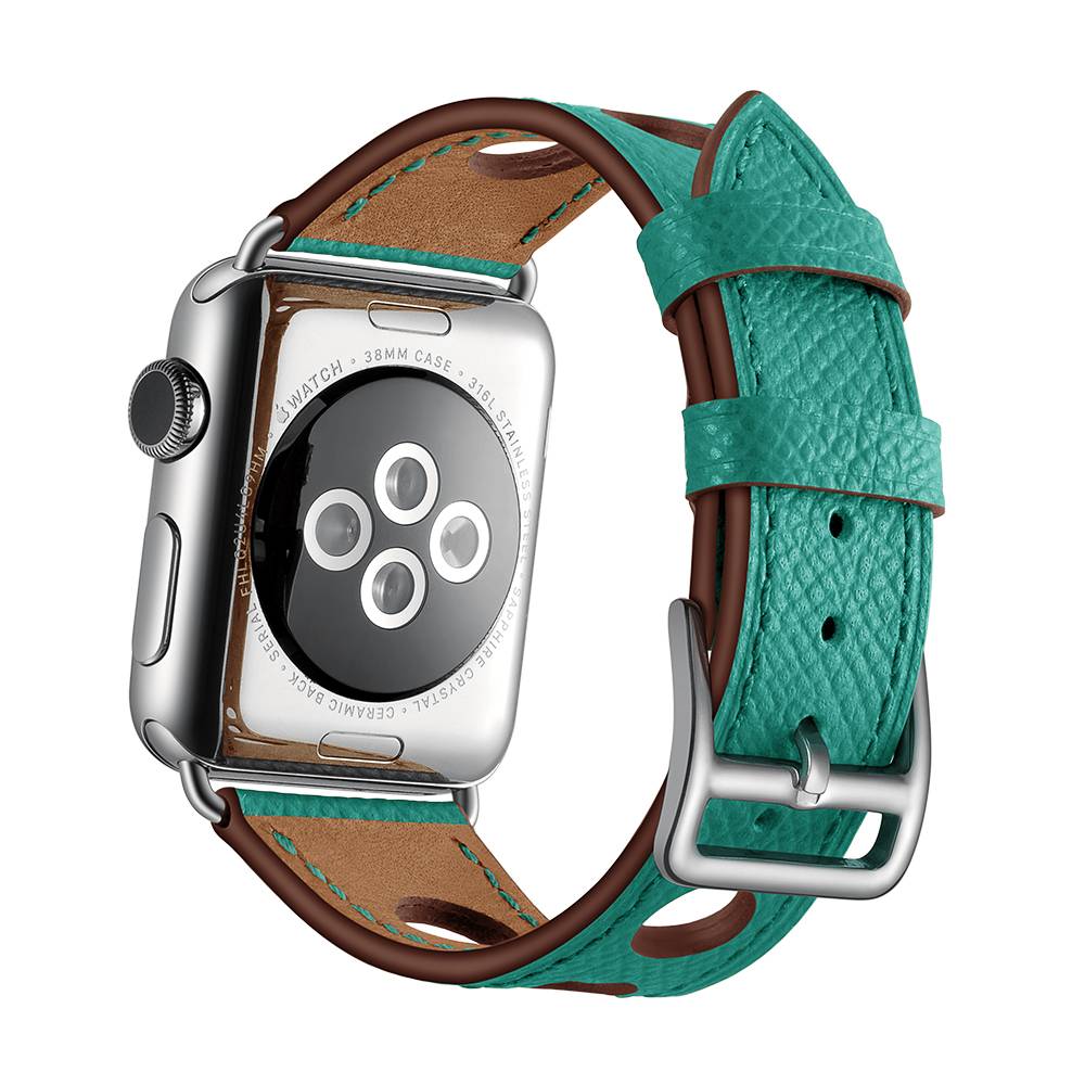 Apple Watch leren hermes band - groen