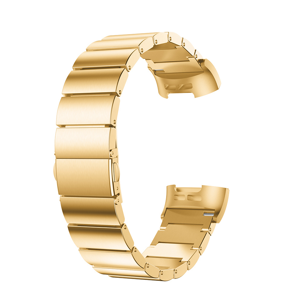 Fitbit Charge 3 & 4 stalen schakel band - goud