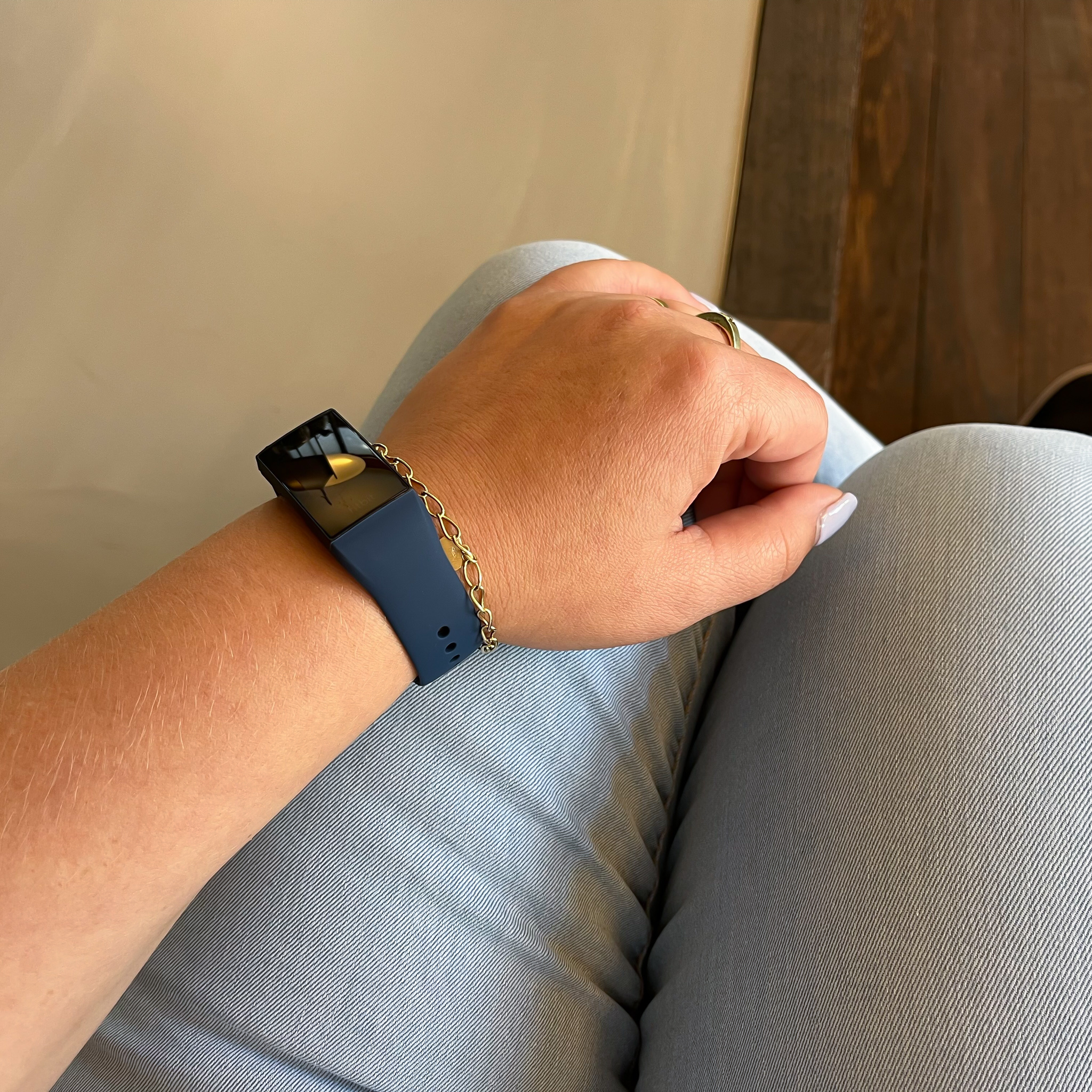 Fitbit Charge 3 & 4 sport band - donkerblauw