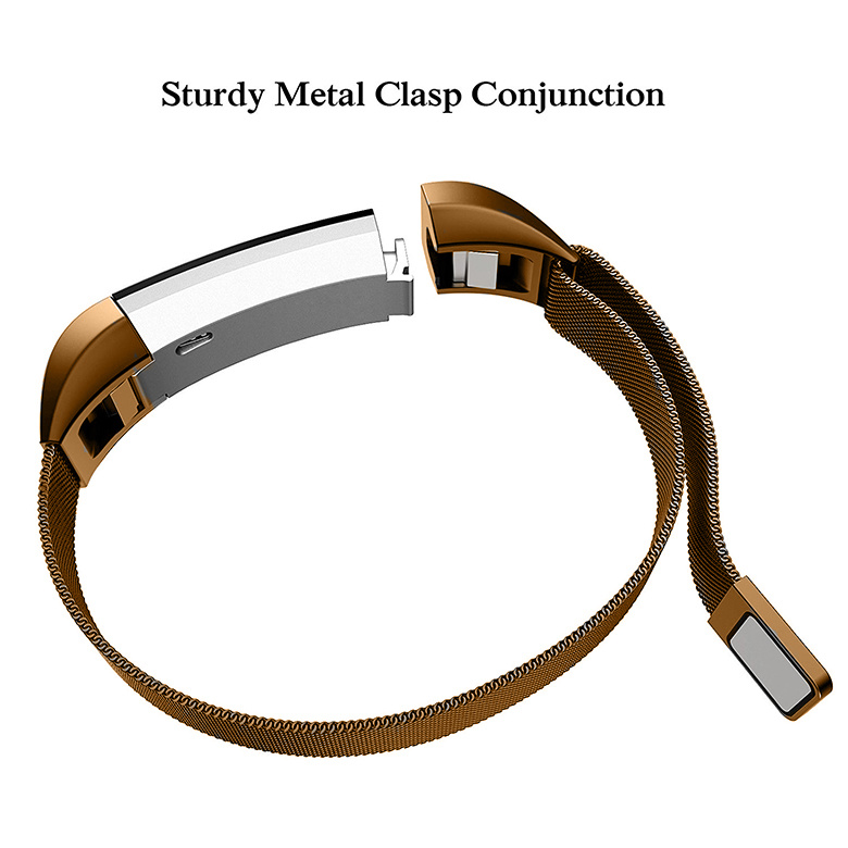 Fitbit Alta milanese band - bruin