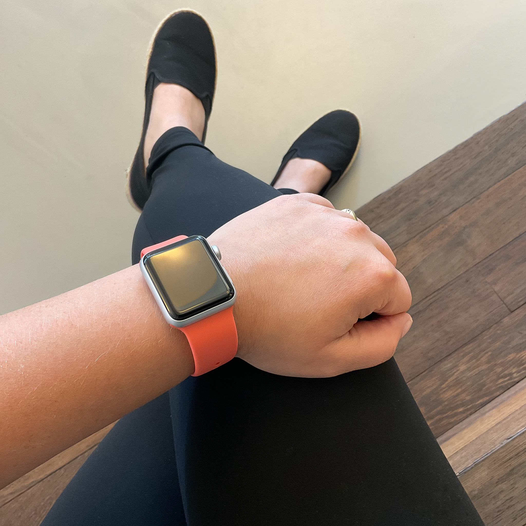 Apple Watch sport band - clementine
