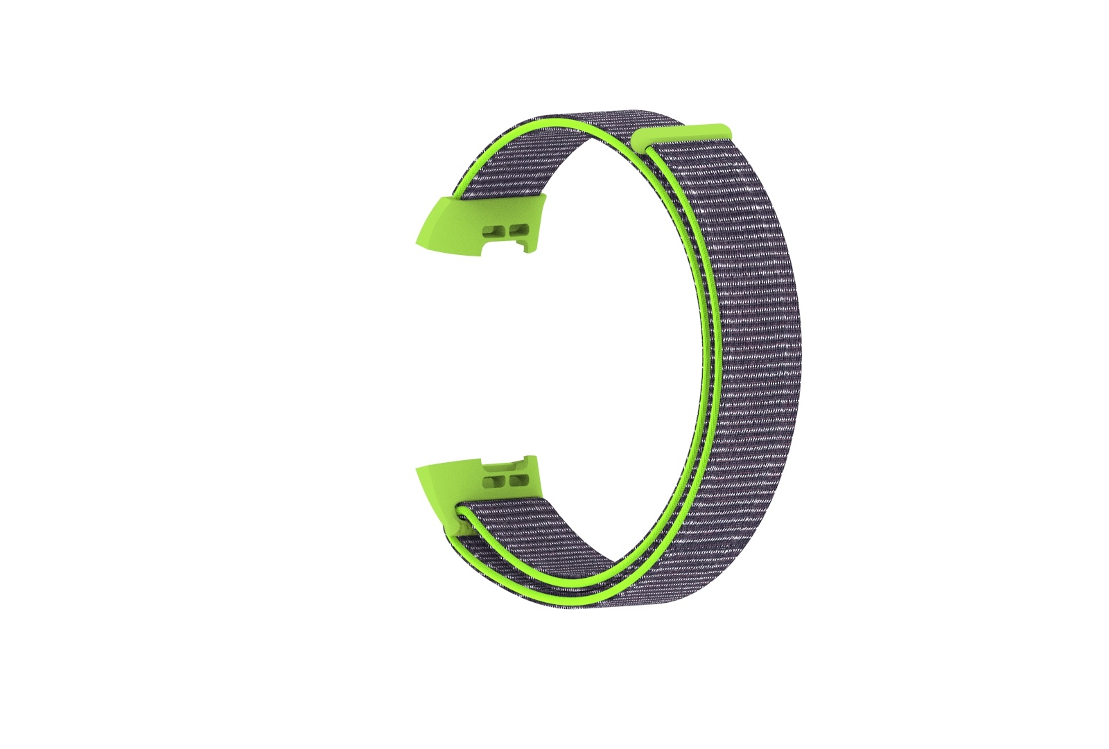 Fitbit Charge 3 & 4 nylon band - fel geel