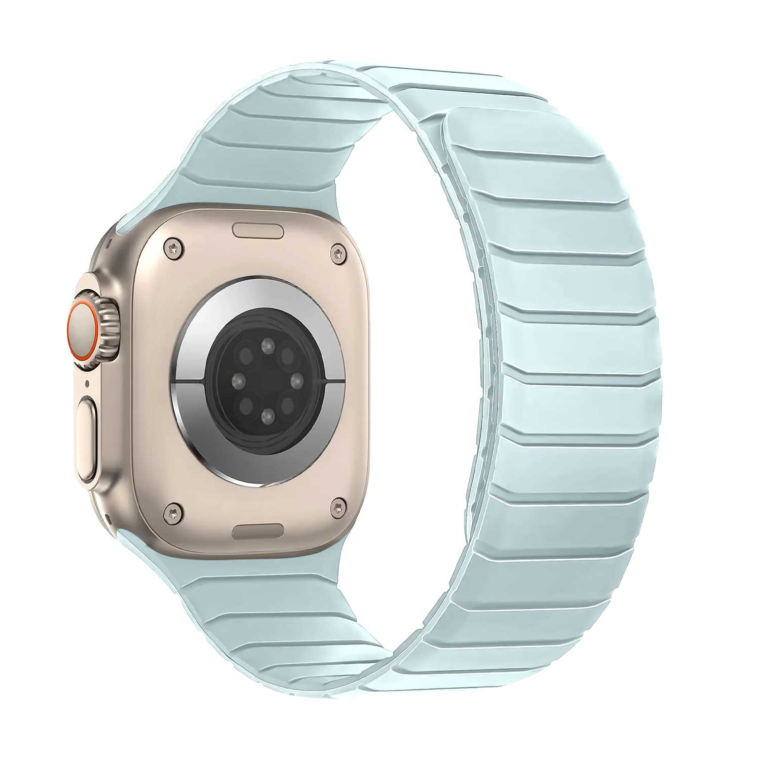 Apple Watch band Vetra – siliconen – lichtblauw