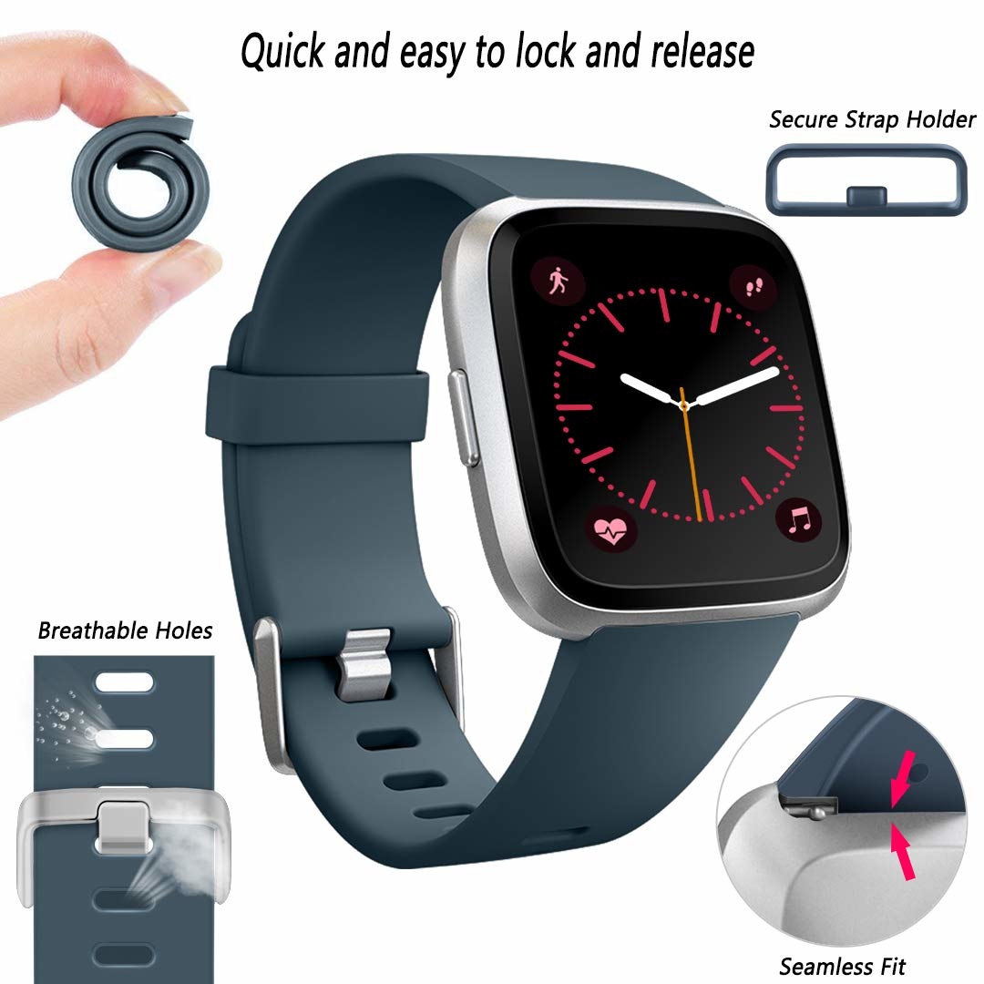 Fitbit Versa sport band - leisteen Fitbit Versa sport band - leisteen