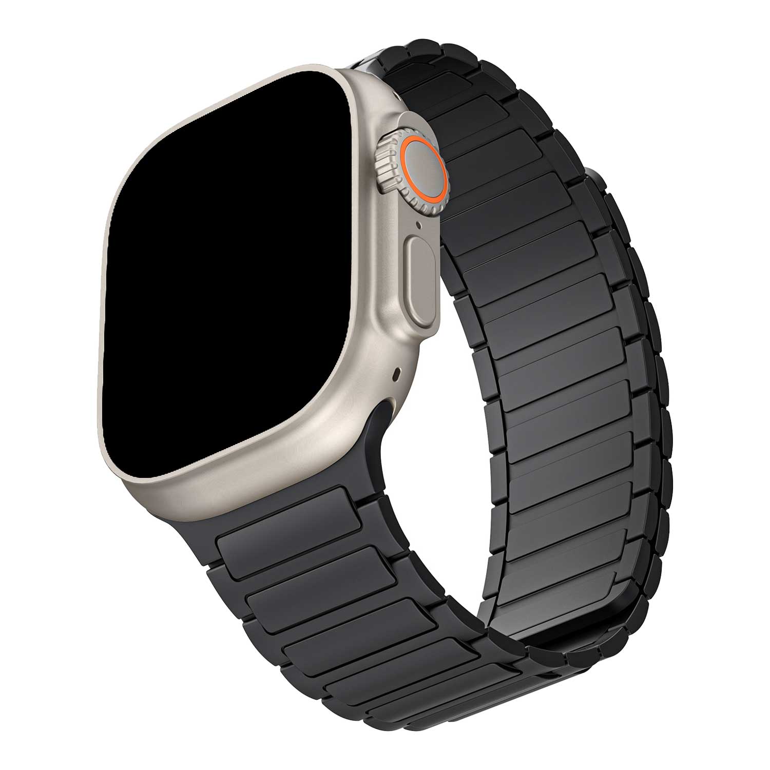 Apple Watch band Zyro – siliconen – zwart