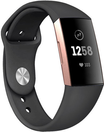 Fitbit Charge 3 & 4 sport band - zwart