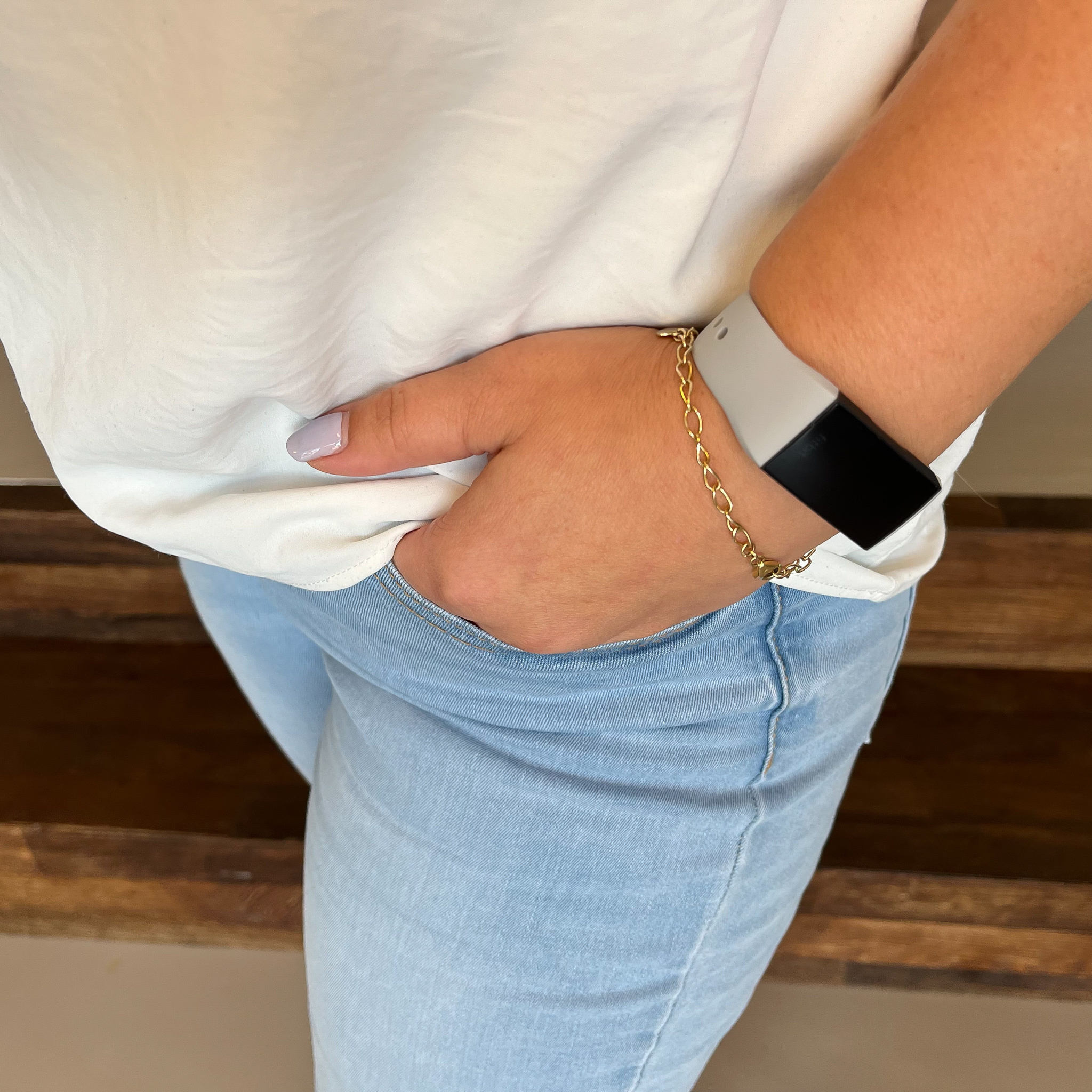 Fitbit Charge 3 & 4 sport band - lichtgrijs