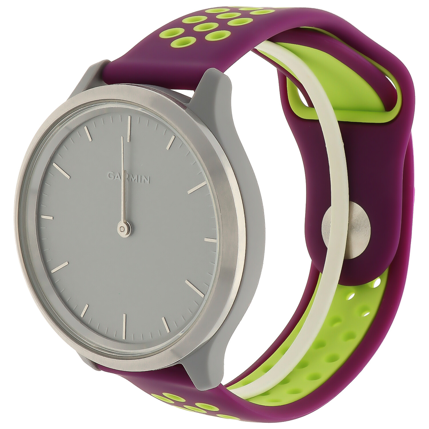 Garmin Vivoactive / Vivomove dubbel sport band - paars groen
