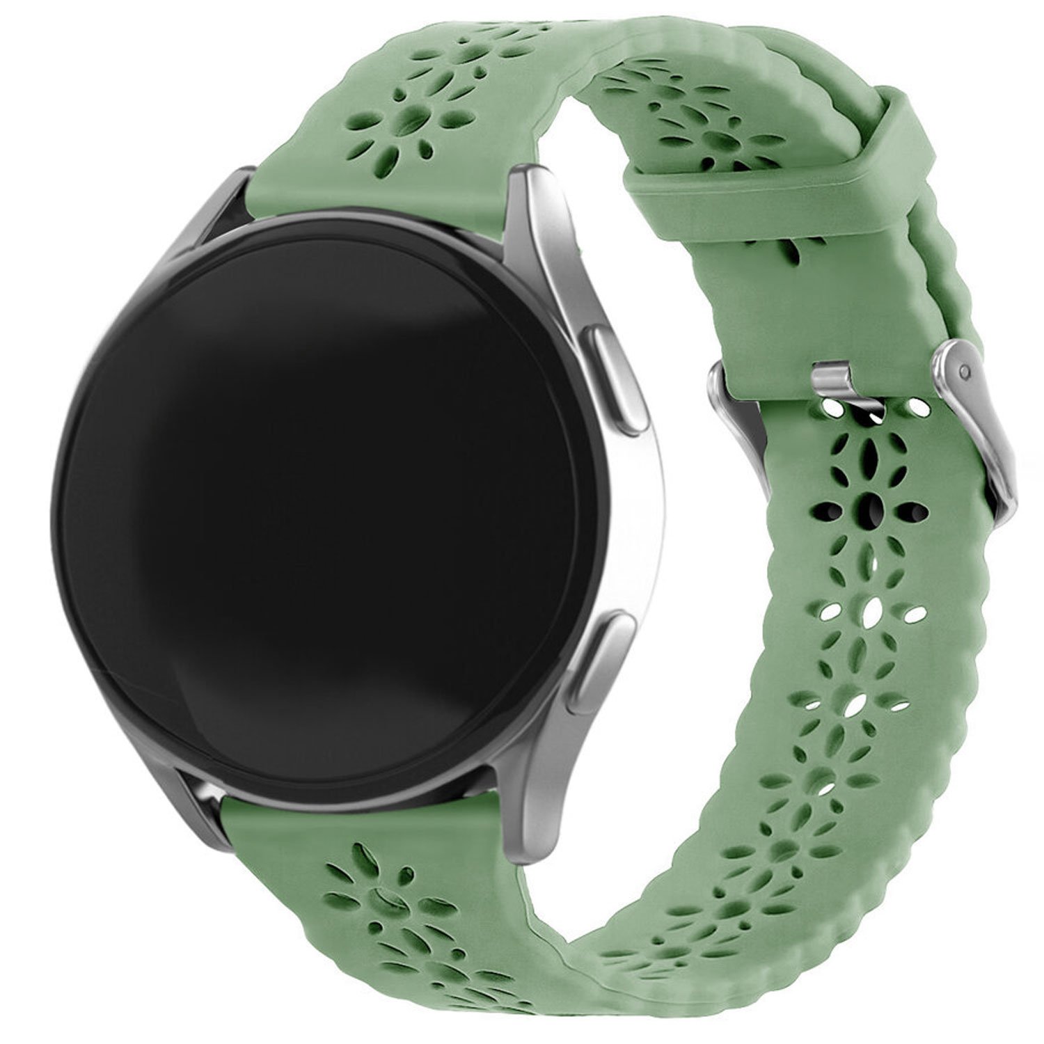 Samsung Galaxy Watch 5 Pro bright siliconen band - groen