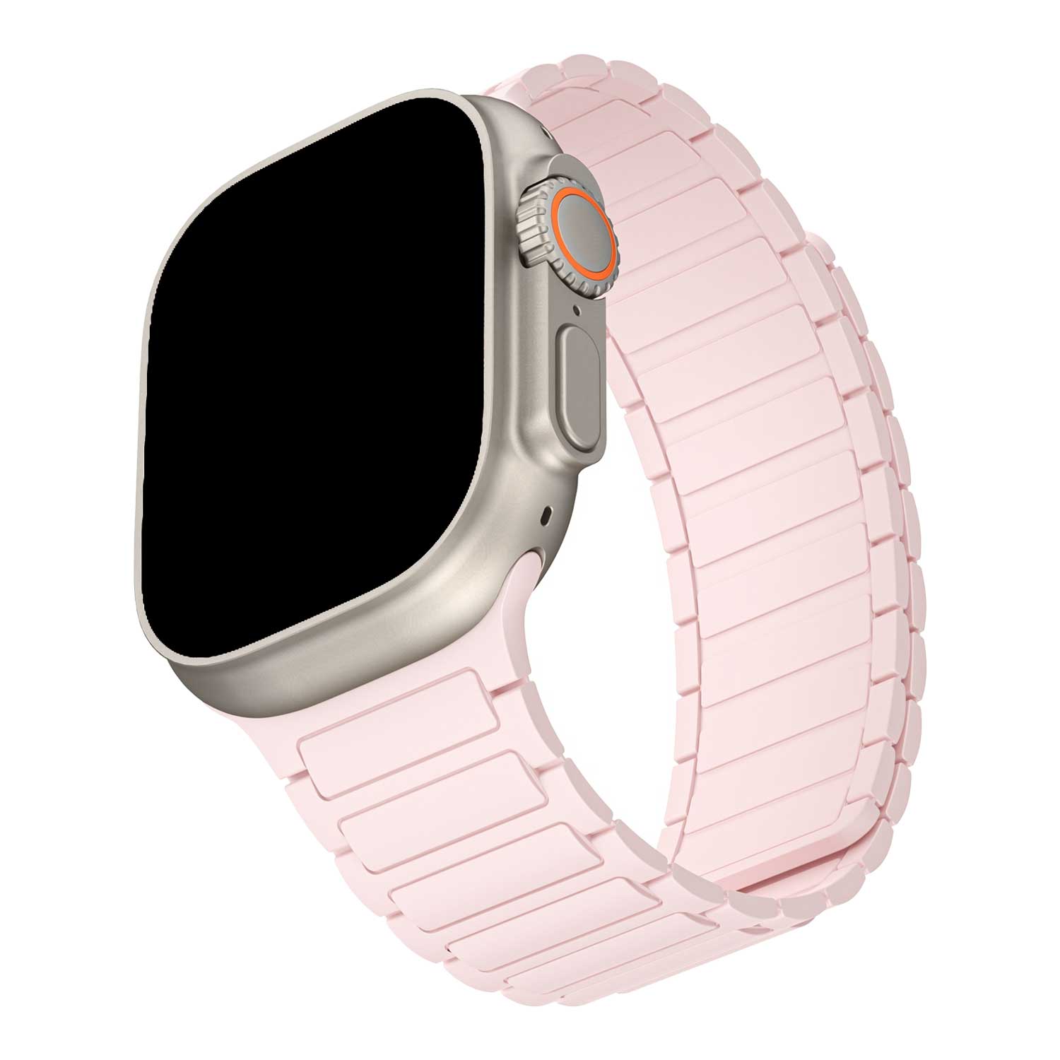 Apple Watch band Zyro – siliconen – lichtroze